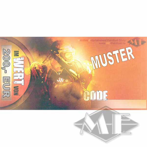 ME Geschenkgutschein 200,- EUR ME Geschenkgutschein 200,- EUR