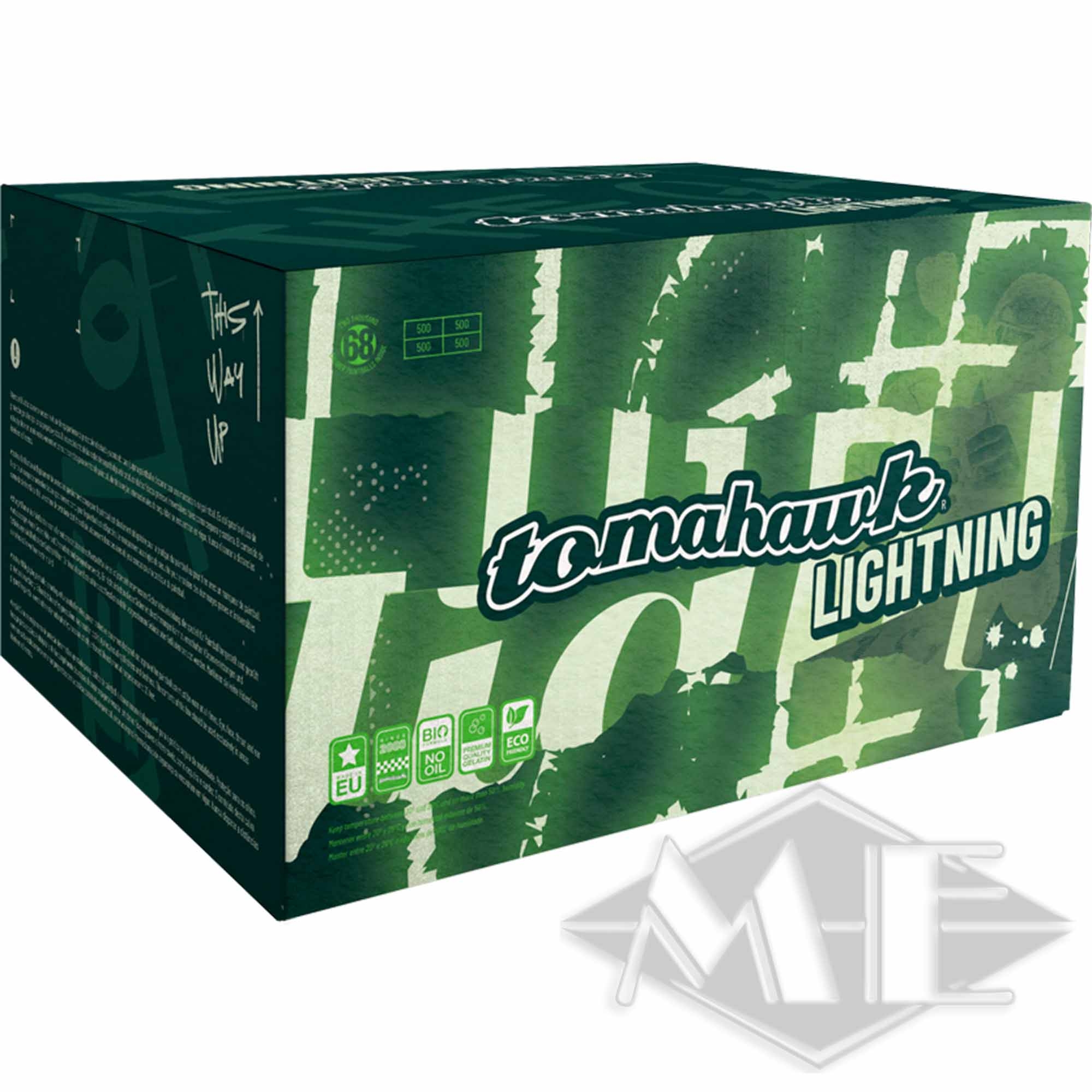 a6f2b8cce0818a62b6712f40be6aa9db151369df Tomahawk "Lightning" Paintballs, 2000er Kiste