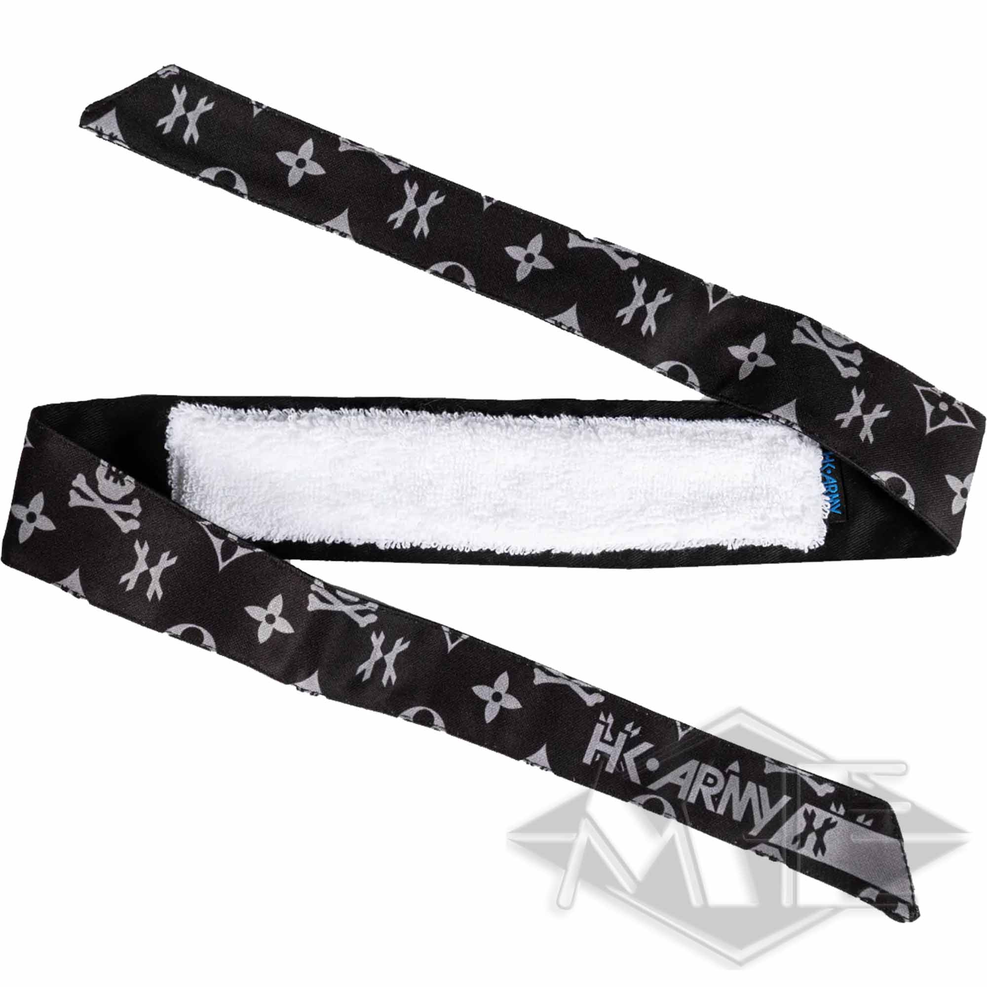HK Army Headband - Monogram schwarz/grau