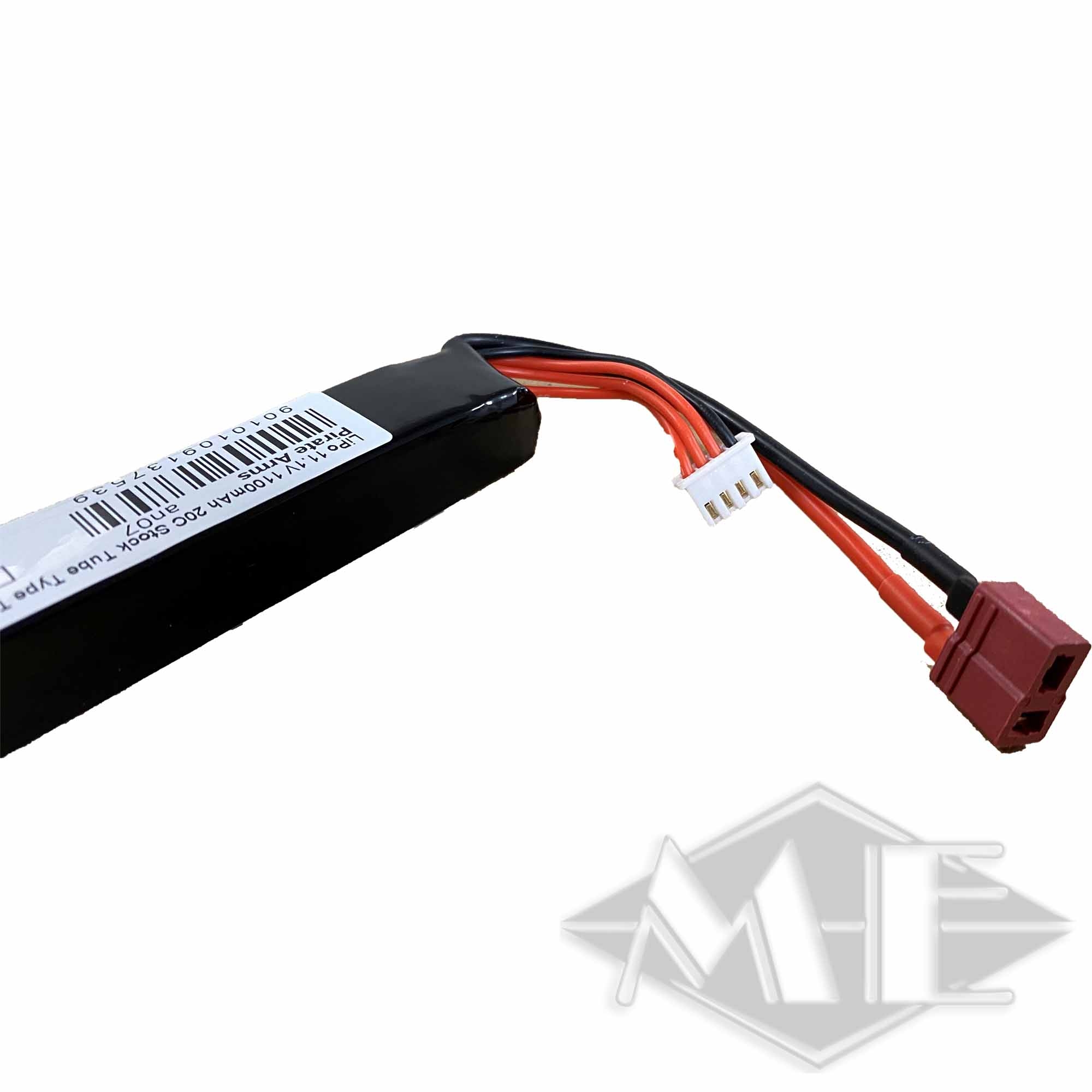 LiPo 11,1V 1.100mAh 20C Stock Tube Type T-Stecker