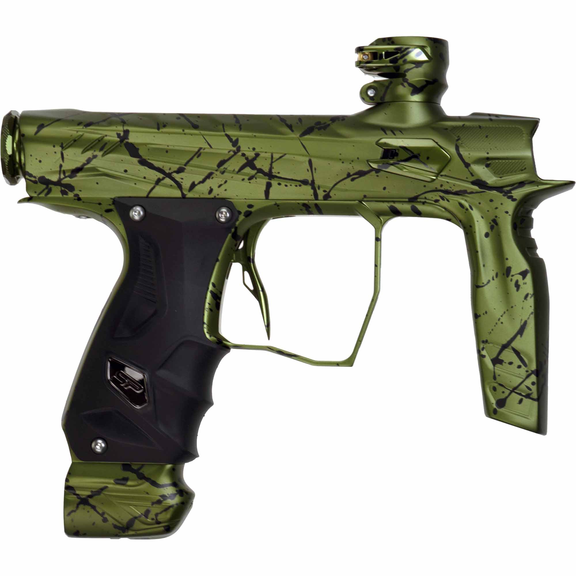 HK Army Shocker® AMP Markierer, Combat Splash (oliv / schwarz)