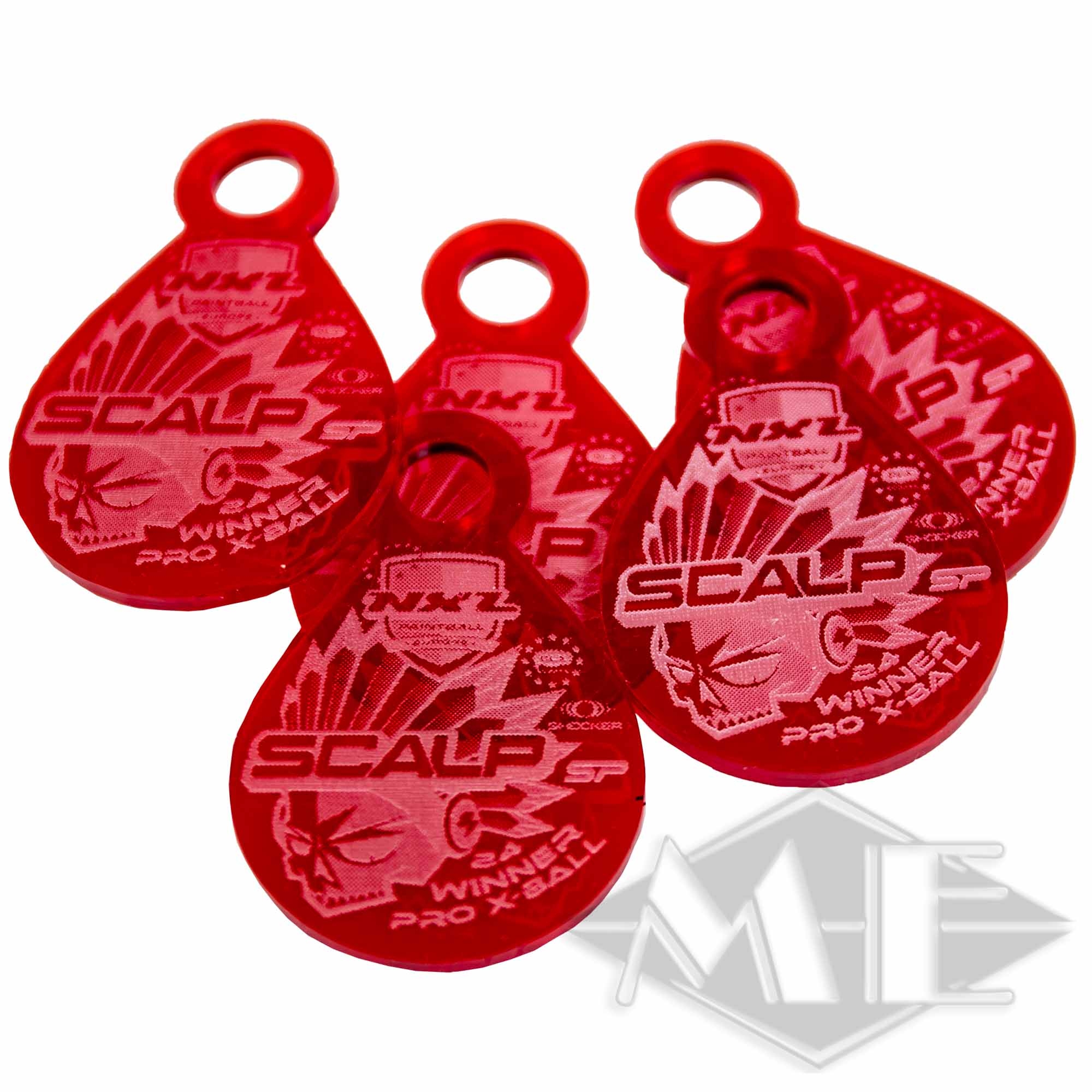 TEAM SCALP "2024 Winner PRO X-BALL" Schlüsselanhänger 5,5 x 3,5cm