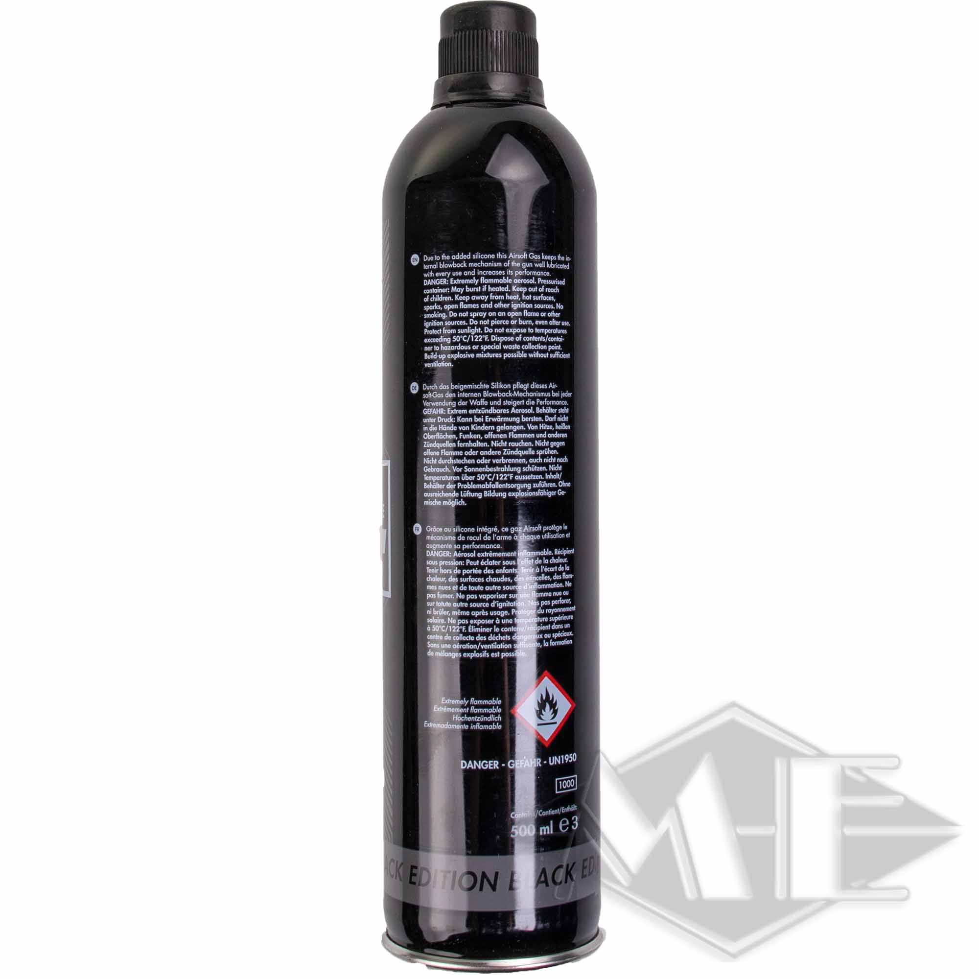 NIMROD Extreme Performance Airsoft Black Gas 500ml