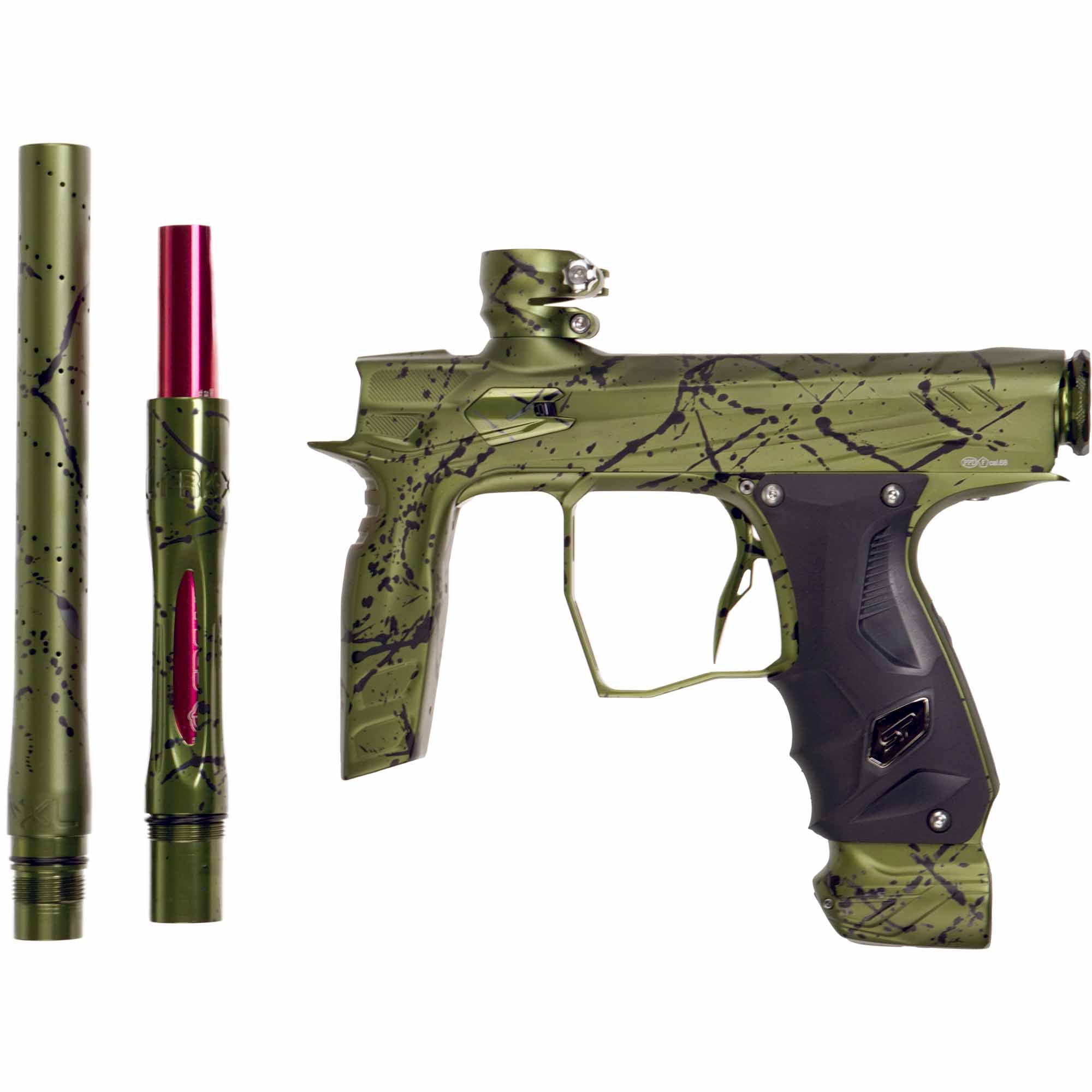 HK Army Shocker® AMP Markierer, Combat Splash (oliv / schwarz)