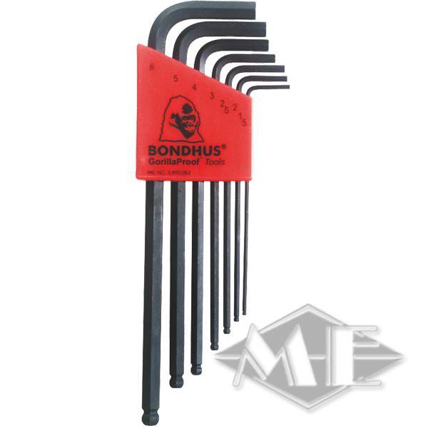 Bondhus Kugelkopf Satz BLX7M, metrisch, 7-teilig Bondhus Kugelkopf Satz BLX7M, metrisch, 7-teilig