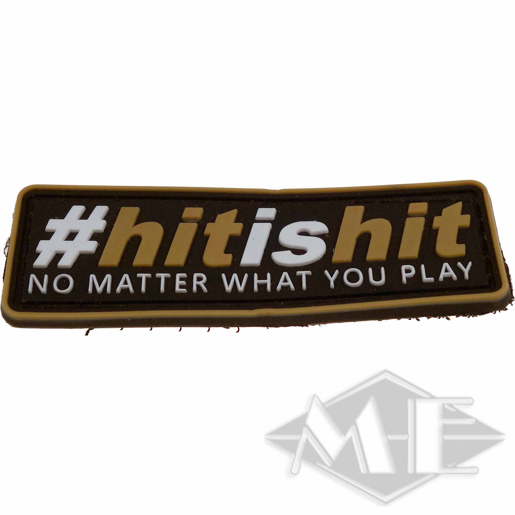 Patch/Klettabzeichen "#hitishit"