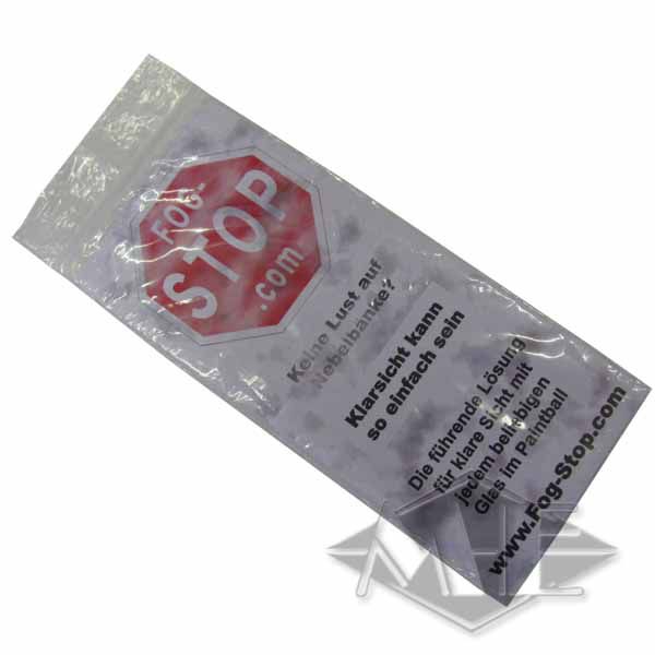 50er Pack Fog-Stop.com Antibeschlag-Folie für Masken, 80x200mm