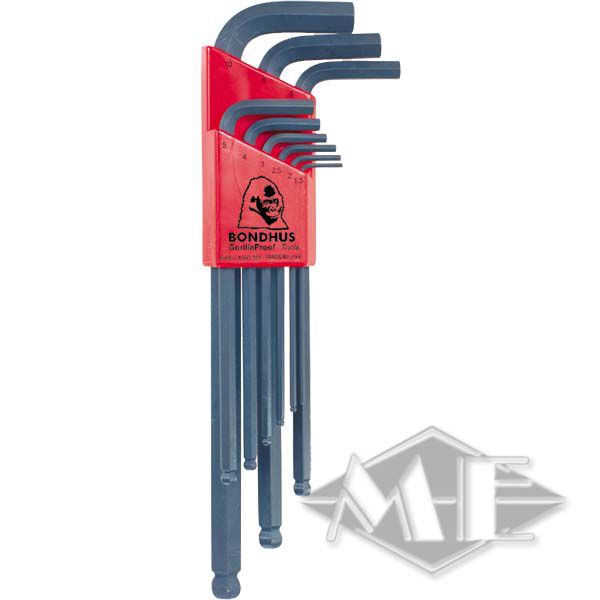 Bondhus Kugelkopf Satz BLX9M, metrisch, 9-teilig Bondhus Kugelkopf Satz BLX9M, metrisch, 9-teilig