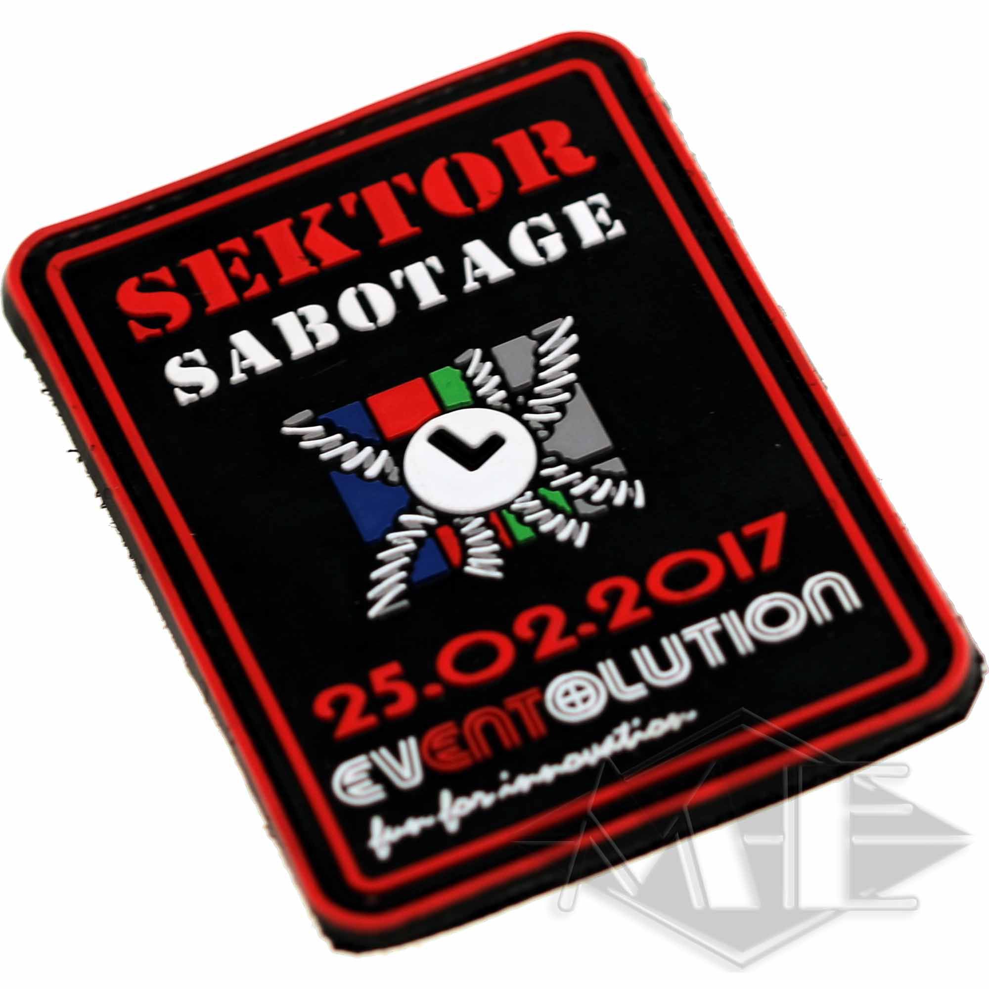 Patch/Klettabzeichen "Sektor Sabotage" 2017