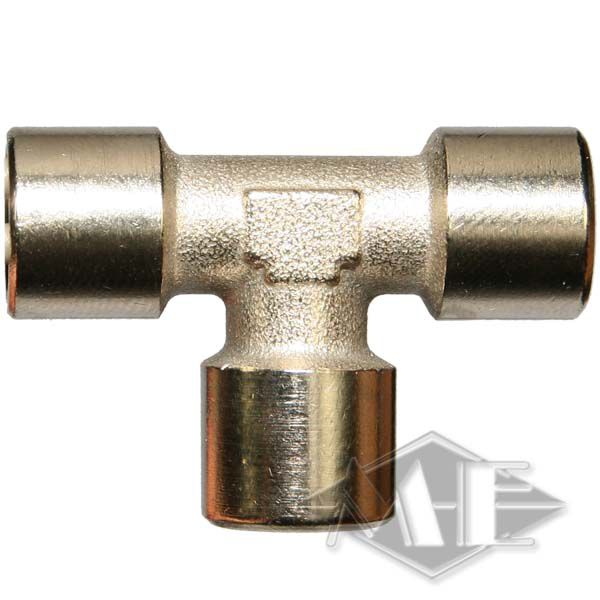 PPD 1/8" T- Stück, 3x weiblich PPD 1/8" T- Stück, 3x weiblich