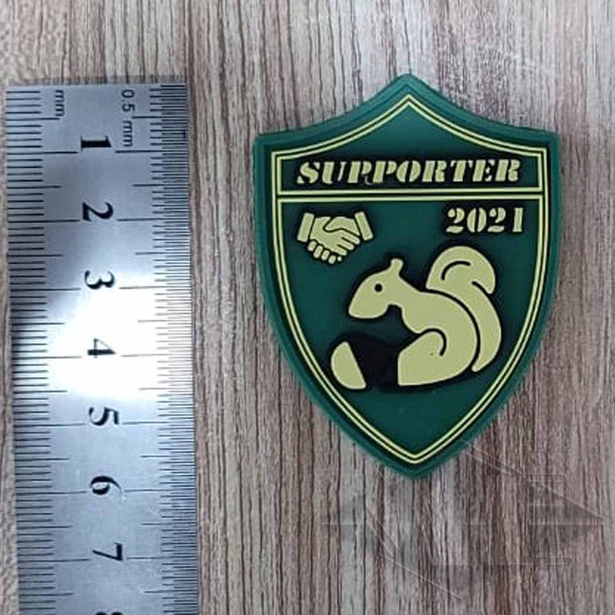 Patch/Klettabzeichen "Supporter 2021" (PaintballFabrik - Area-M) Patch/Klettabzeichen "Supporter 2021" (PaintballFabrik - Area-M)