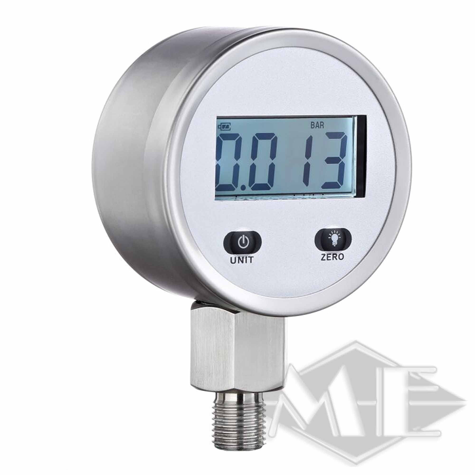 Preset Adapter On/Off Set mit Digitalmanometer 0-100 bar
