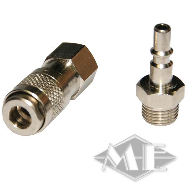 PPD 1/8" Schnellkupplung, unter Druck sperrend PPD 1/8" Schnellkupplung, unter Druck sperrend