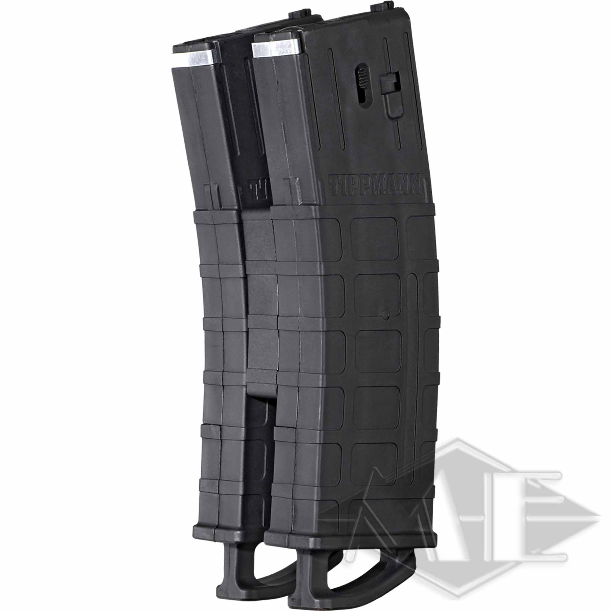 Tippmann TMC Magazin mit Magazinverbinder, schwarz - 2er Pack Tippmann TMC Magazin mit Magazinverbinder, schwarz - 2er Pack