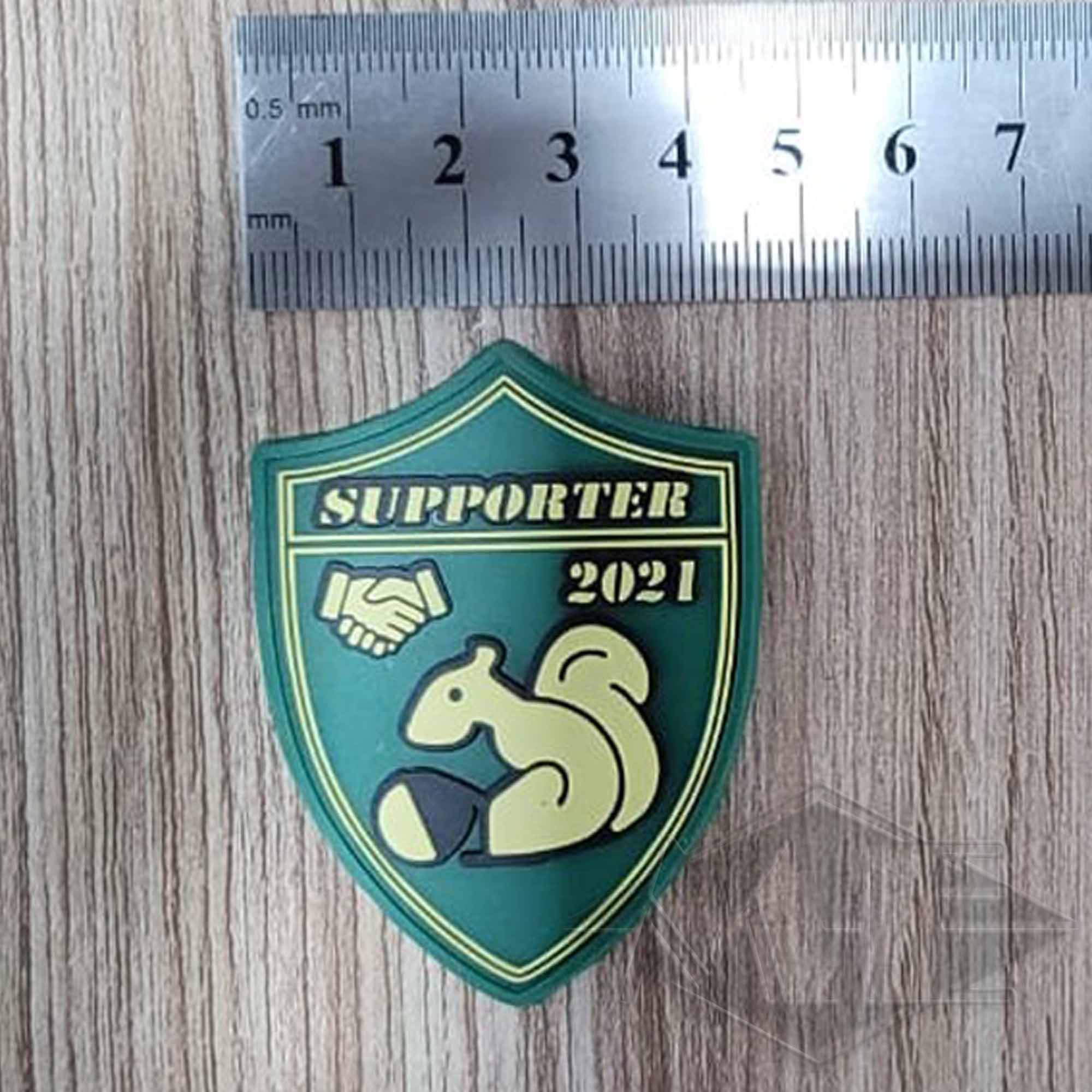 Patch/Klettabzeichen "Supporter 2021" (PaintballFabrik - Area-M)