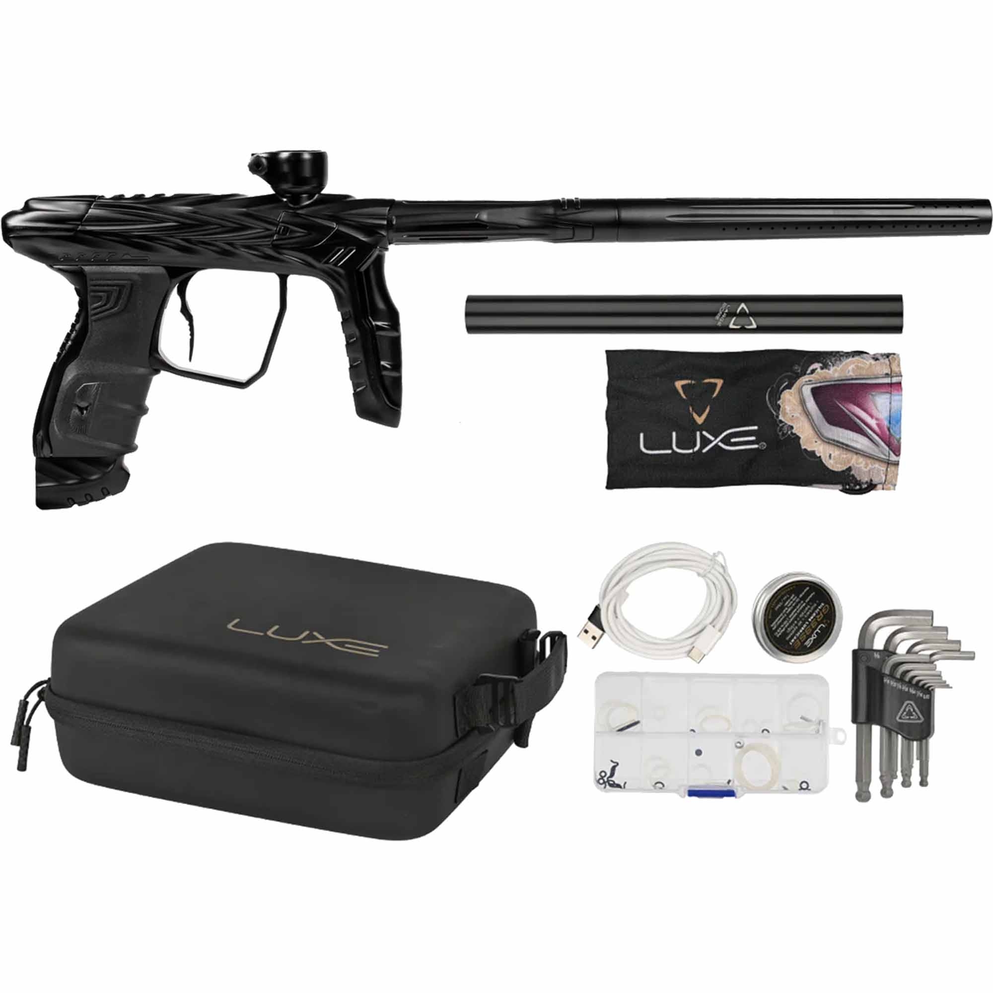 HK Army DLX Luxe® IDOL "SHREDDER" Markierer, schwarz Feuerwaffe, Waffe, Pistole, Gewehr, Handfeuerwaffe