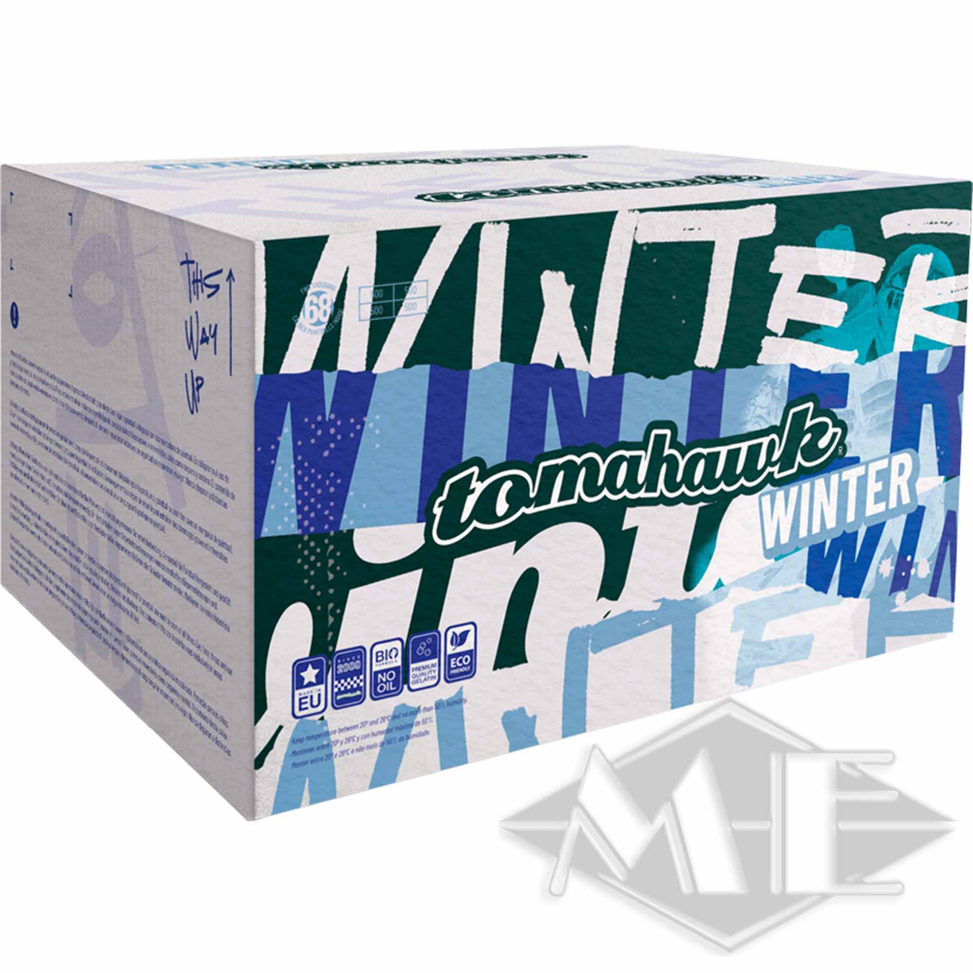 37ec14381f01098d7df03a1f7959986f9bf22efc Tomahawk "Winter" Paintballs, 2000er Kiste