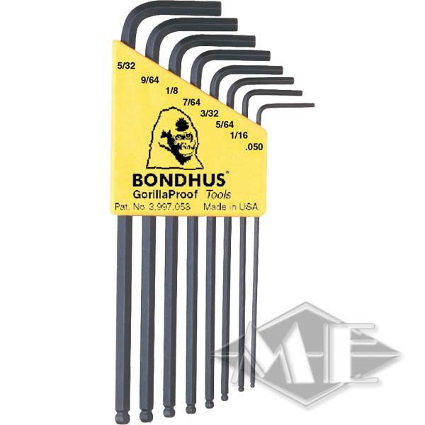 Bondhus Kugelkopf Satz BLX8, zöllig, 8-teilig Bondhus Kugelkopf Satz BLX8, zöllig, 8-teilig