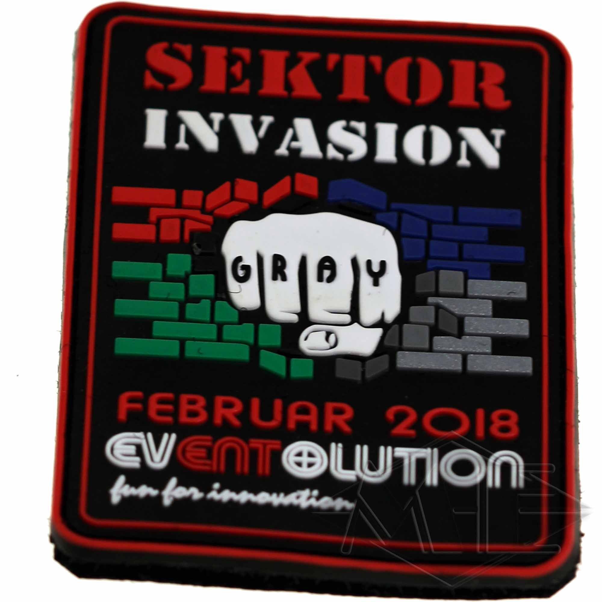 Patch/Klettabzeichen "Sektor Invasion" 2018