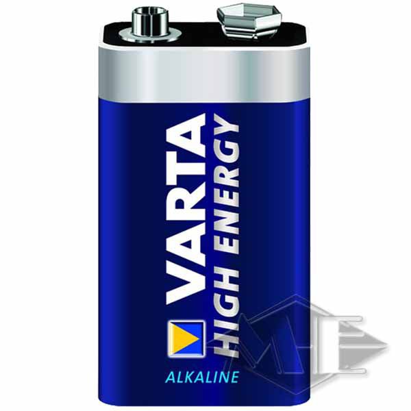 9V Block Varta High Energy Batterie 9V Block Varta High Energy Batterie