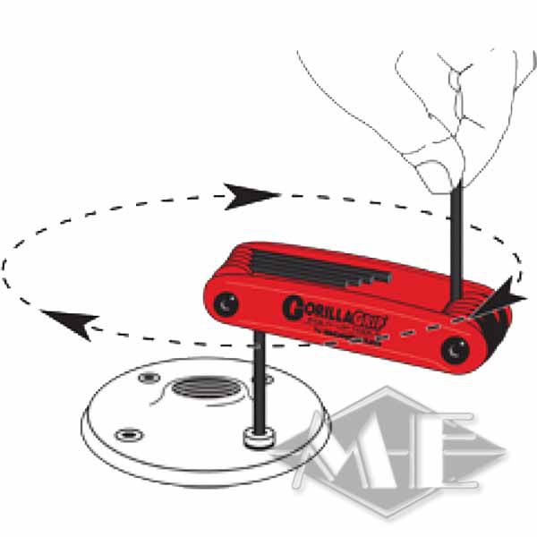 Bondhus GorillaGrip Klapphalter HF7MS, metrisch, 7-teilig Bondhus GorillaGrip Klapphalter HF7MS, metrisch, 7-teilig