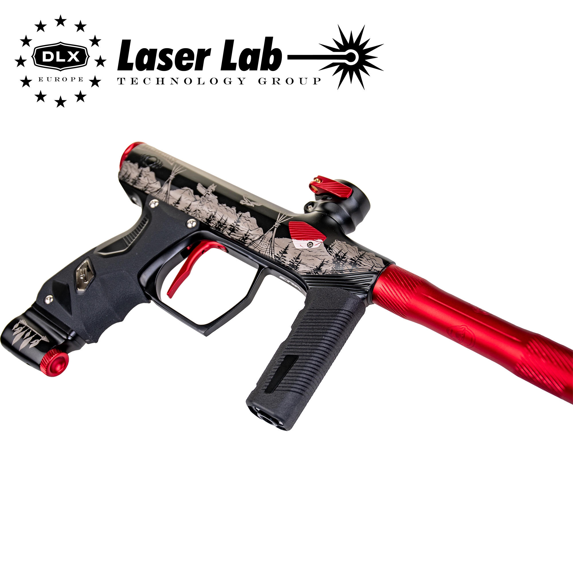 SP Shocker® ERA Markierer "INDIANS" Advanced Lasering + Lauf SP Shocker® ERA Markierer "INDIANS" Advanced Lasering + Lauf