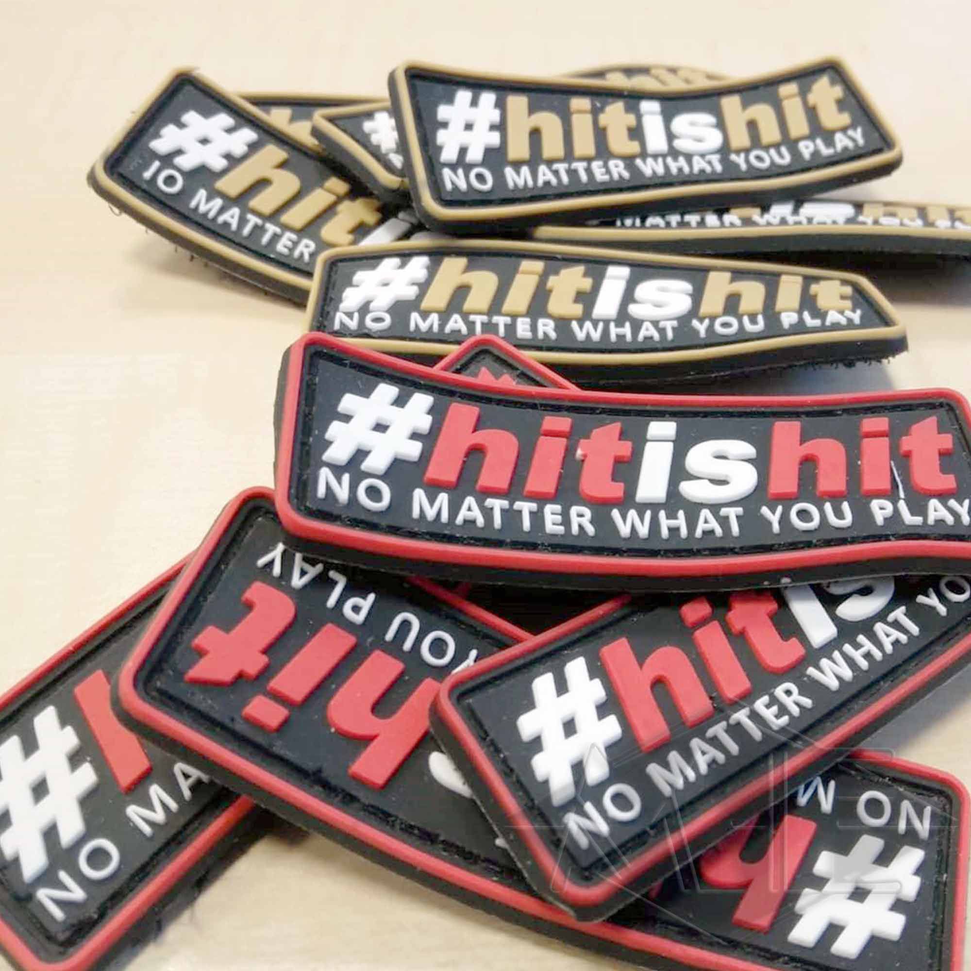 Patch/Klettabzeichen "#hitishit" Patch/Klettabzeichen "#hitishit"