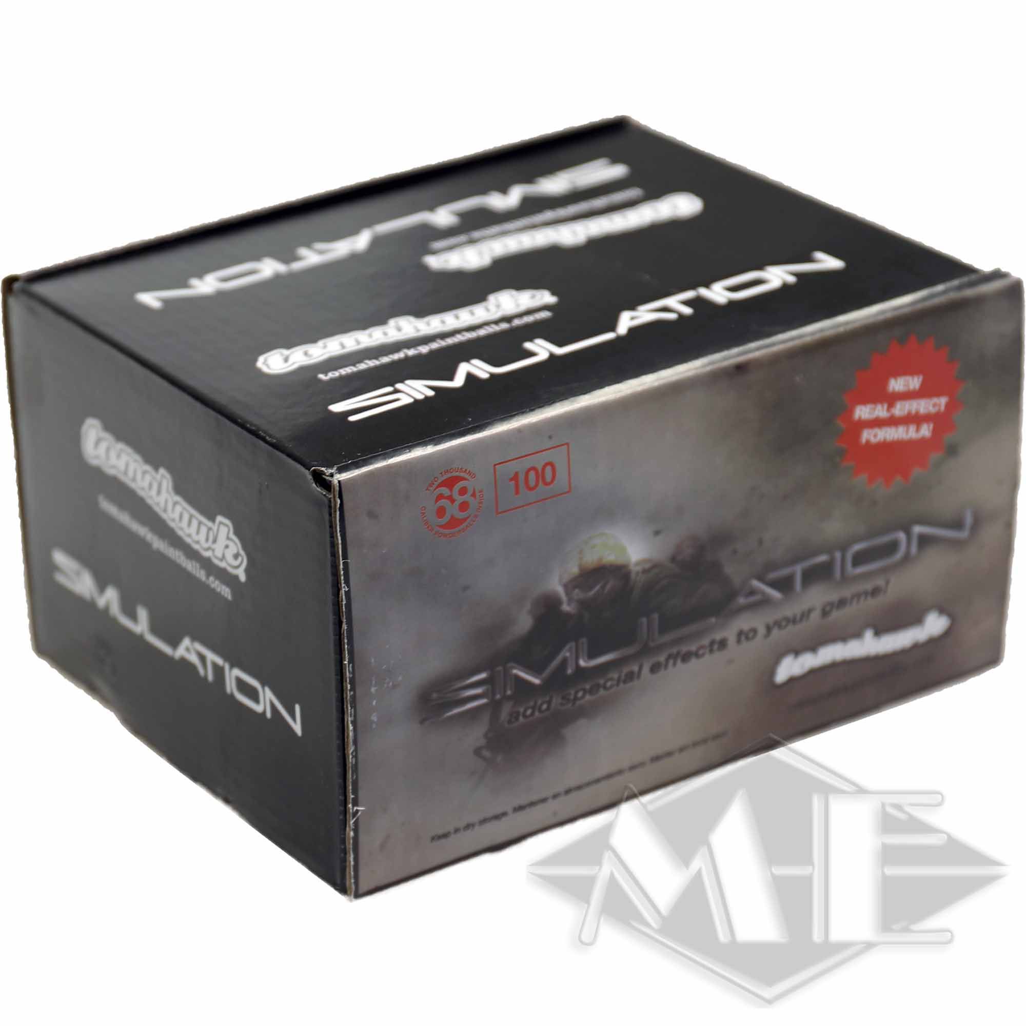 Tomahawk cal.68 "Simulation" Powder Balls, 100er Kiste Tomahawk cal.68 "Simulation" Powder Balls, 100er Kiste