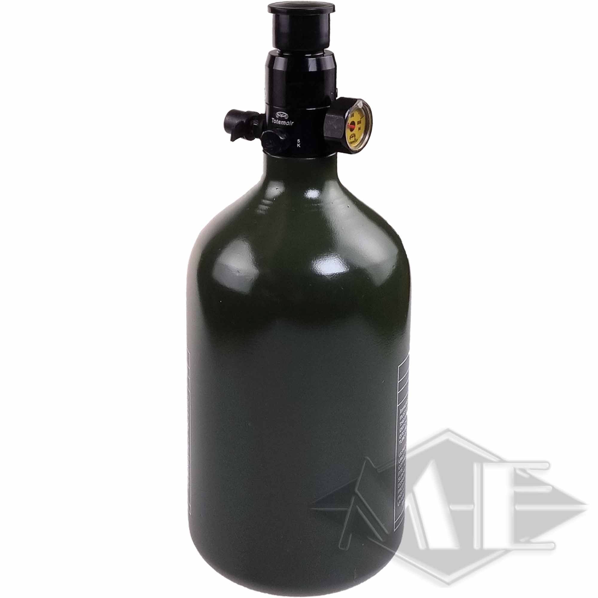 0,6L/38ci Alu Flasche mit 200bar Regulator "Standard"