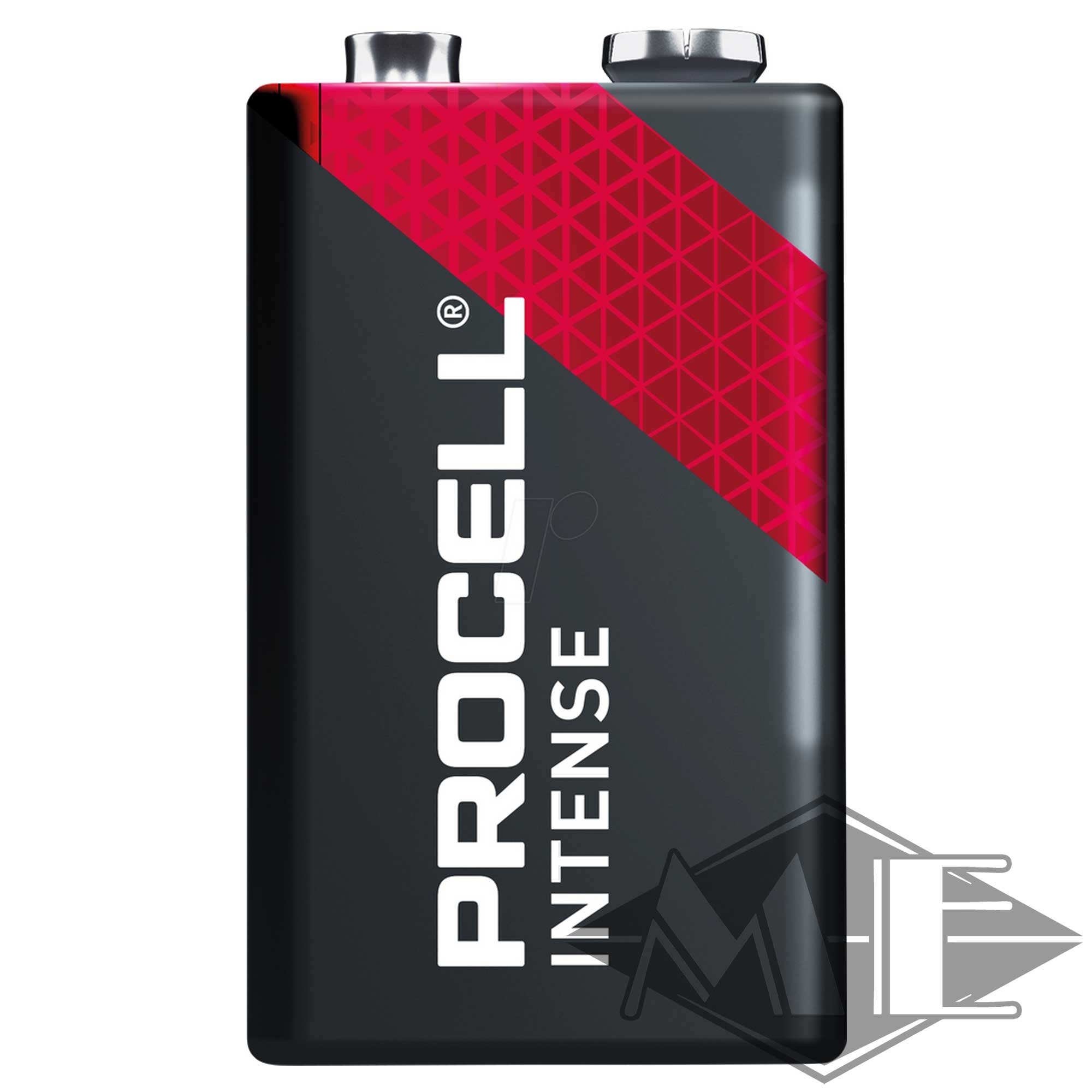 9V Duracell Procell Intense 9V Block Batterie Flasche